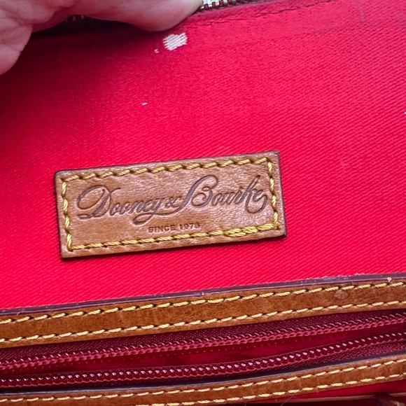 Dooney & Bourke Brown Leather Backpack As Is Condition - Picture 13 of 16